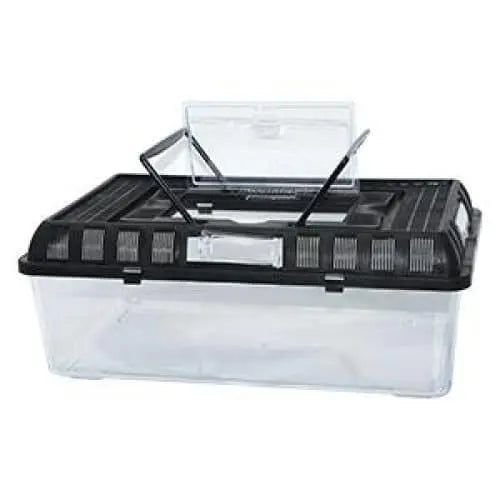 Penn-Plax Small World Habitat Portable Clear & Transparent Plastic Tank Excellent for Small Critters Penn-Plax Aqua