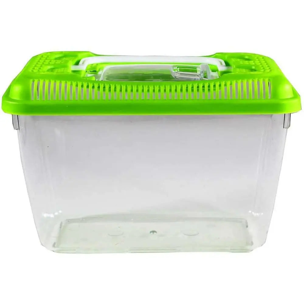 Penn-Plax Small World Habitat Portable Clear & Transparent Plastic Tank Excellent for Small Critters Penn-Plax Aqua