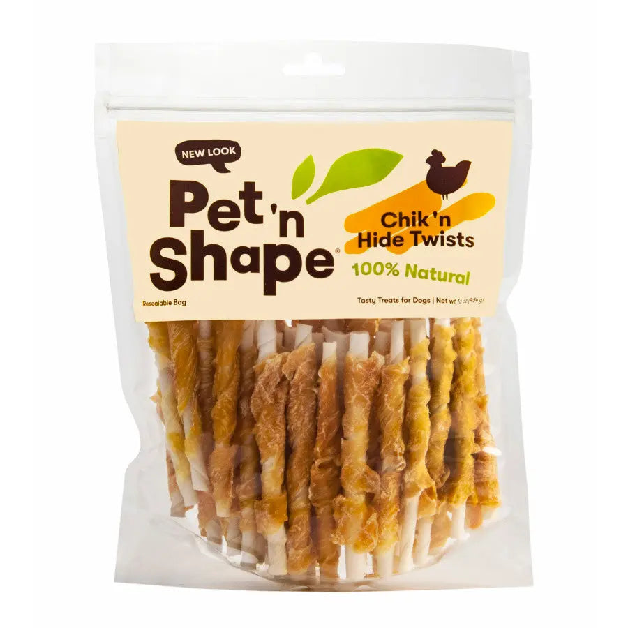 Pet 'N Shape Chicken Hide Twists Dog Treat Pet 'N Shape