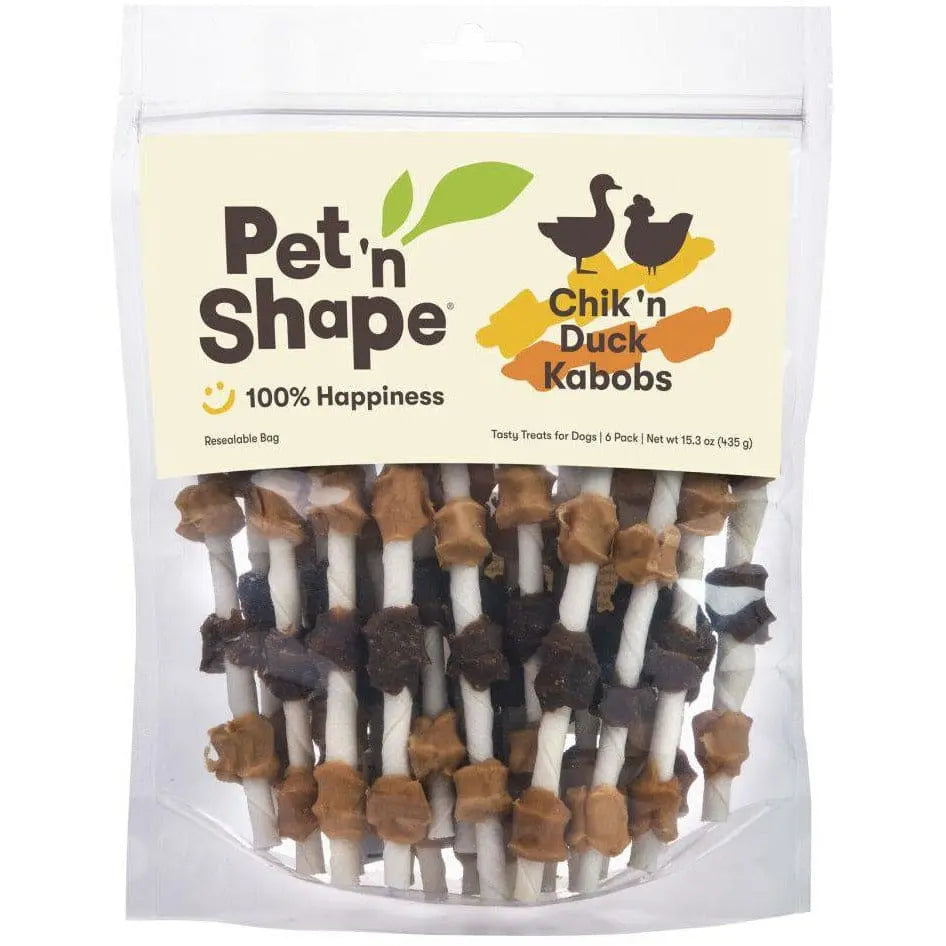 Pet 'N Shape Chik'n and Duck Kabobs Dog Treats 16 oz Pet 'N Shape