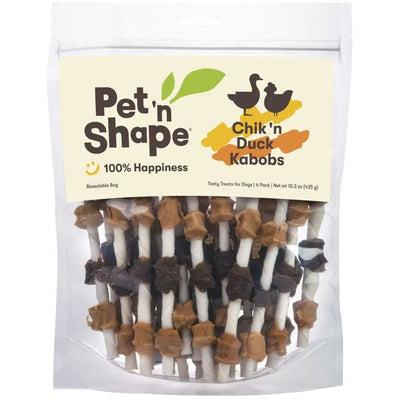 Pet 'N Shape Chik'n and Duck Kabobs Dog Treats 16 oz Pet 'N Shape