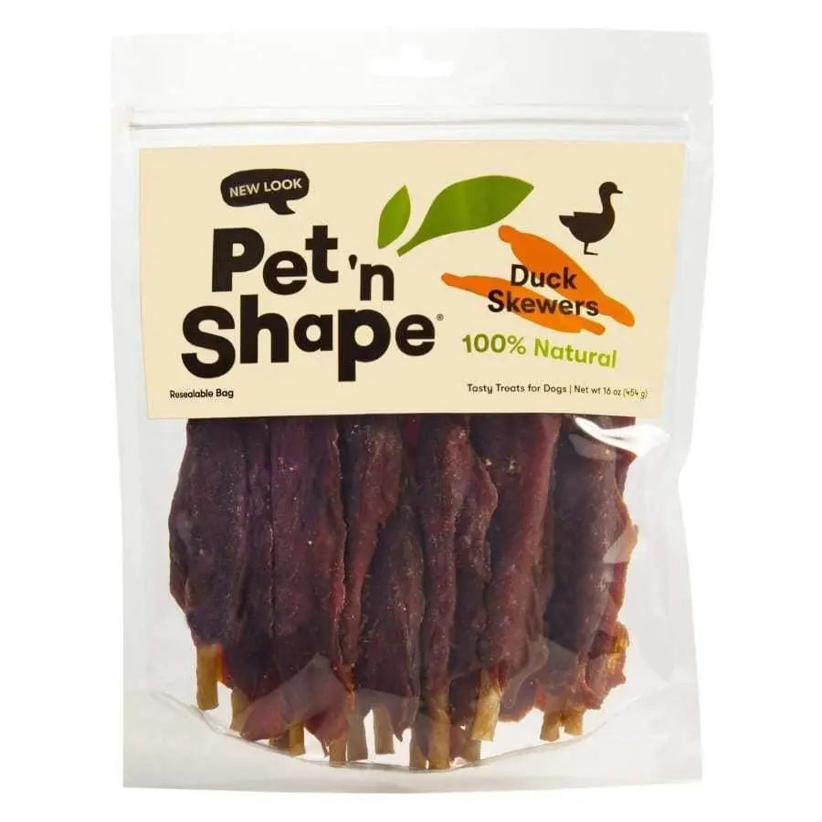 Pet 'N Shape Duck Skewers Dog Treat 1ea/16 oz Pet 'N Shape