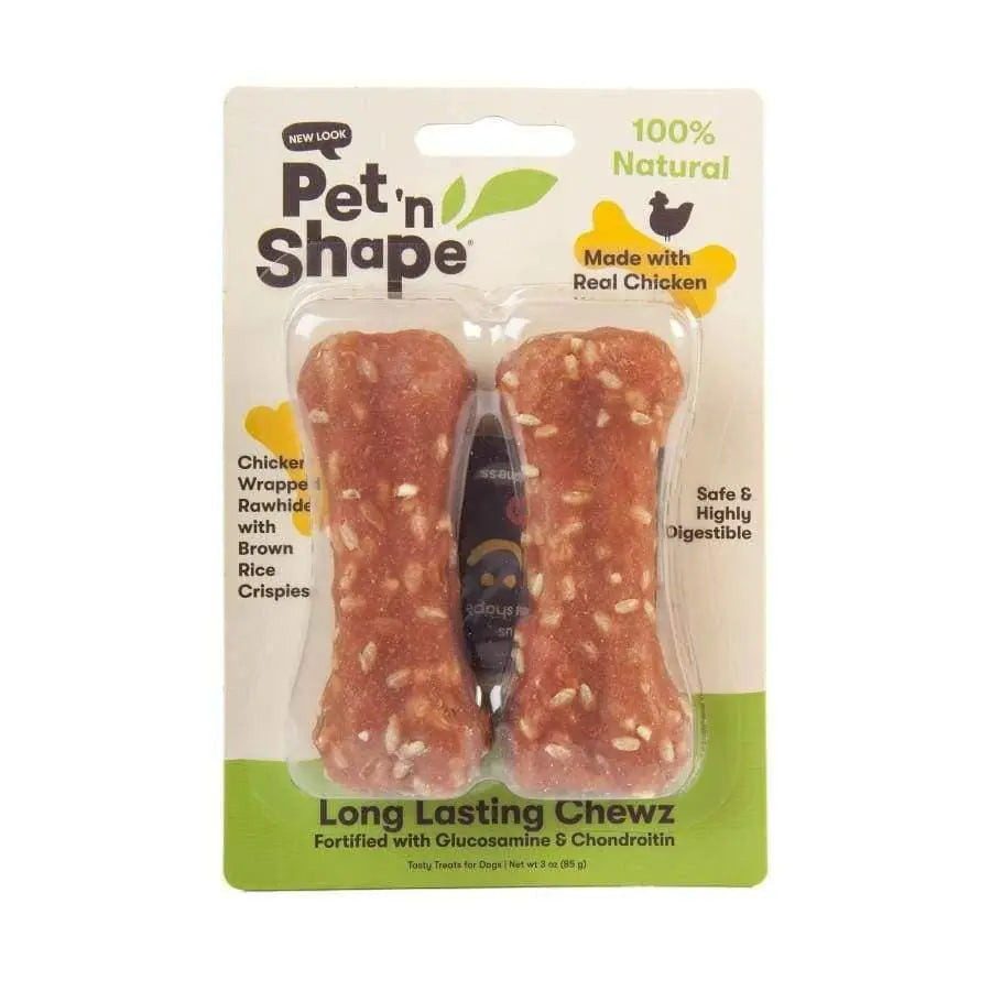 Pet 'N Shape Long Lasting Chewz Bone 1ea/4 in, 2 pk Pet 'N Shape