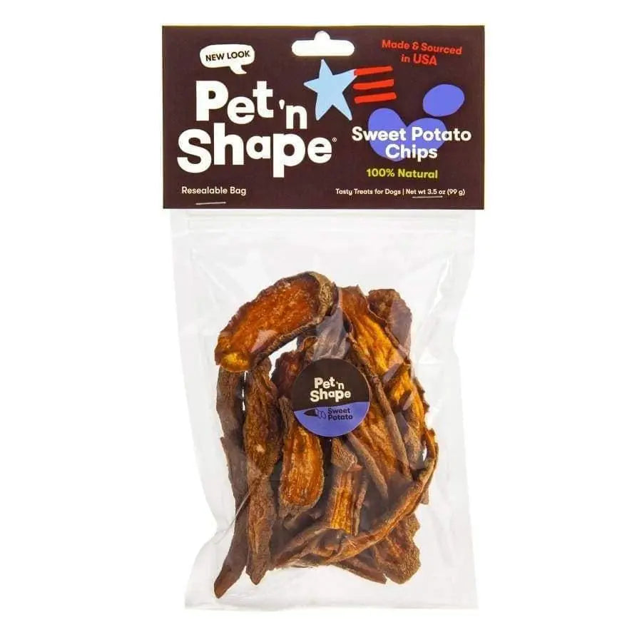 Pet 'N Shape Sweet Potato Chips Dog Treat 1ea/3.5 oz Pet 'N Shape