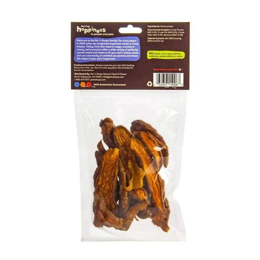 Pet 'N Shape Sweet Potato Chips Dog Treat 1ea/3.5 oz Pet 'N Shape