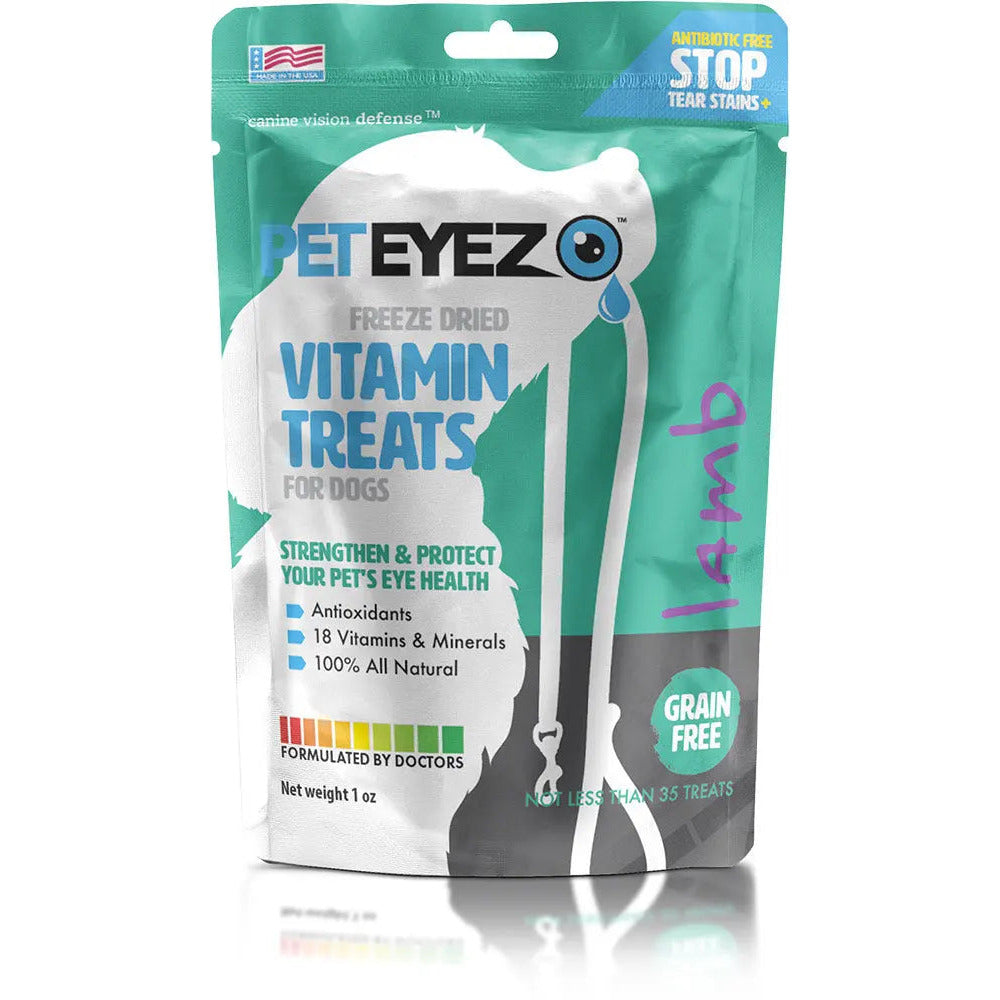 Pet Eyez Vitamin Treats for Dogs - Lamb Flavor Pet Eyez