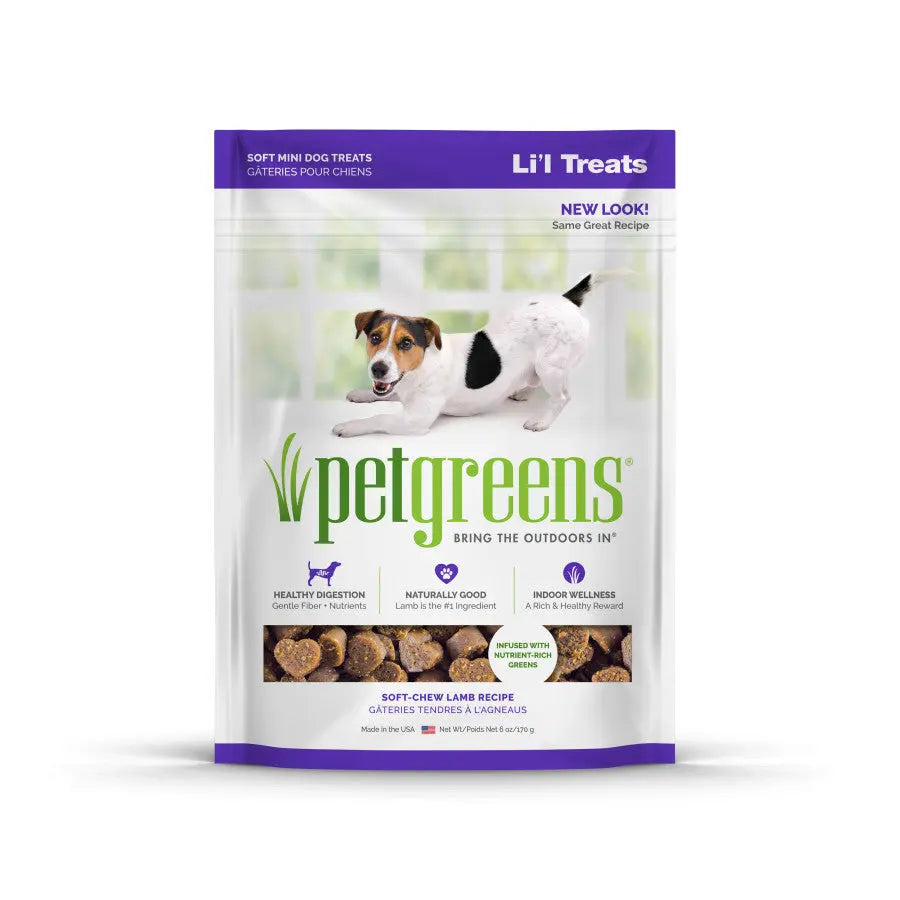 Pet Greens Li'l Treats Soft Mini Dog Treats 6 oz Pet Greens CPD