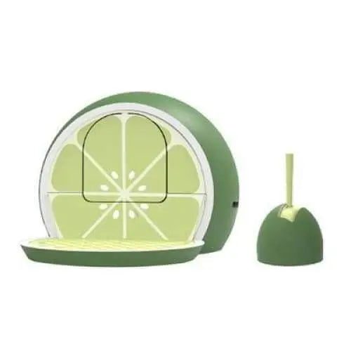 Pet Large Lime Grapefruit Fully Closed Litter Box Cat Toilet Training Kit Talis Us