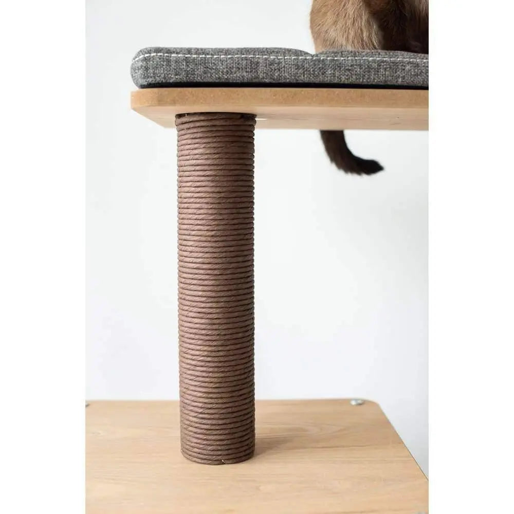 PetPals Elevate, Brown, Paper Rope Posts, Particle Board, Jute Fabric, 3 Level Activity Cat Tree PetPals Group