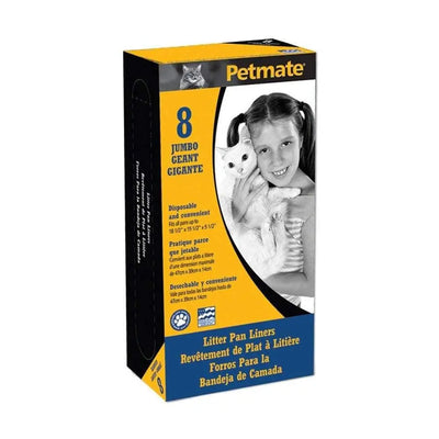 Petmate® Litter Pan Liners Clear Color 8 Count Jumbo Petmate®