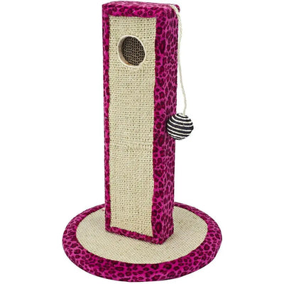 Pink Neon Leopard Cat Life Scratching Post Penn-Plax