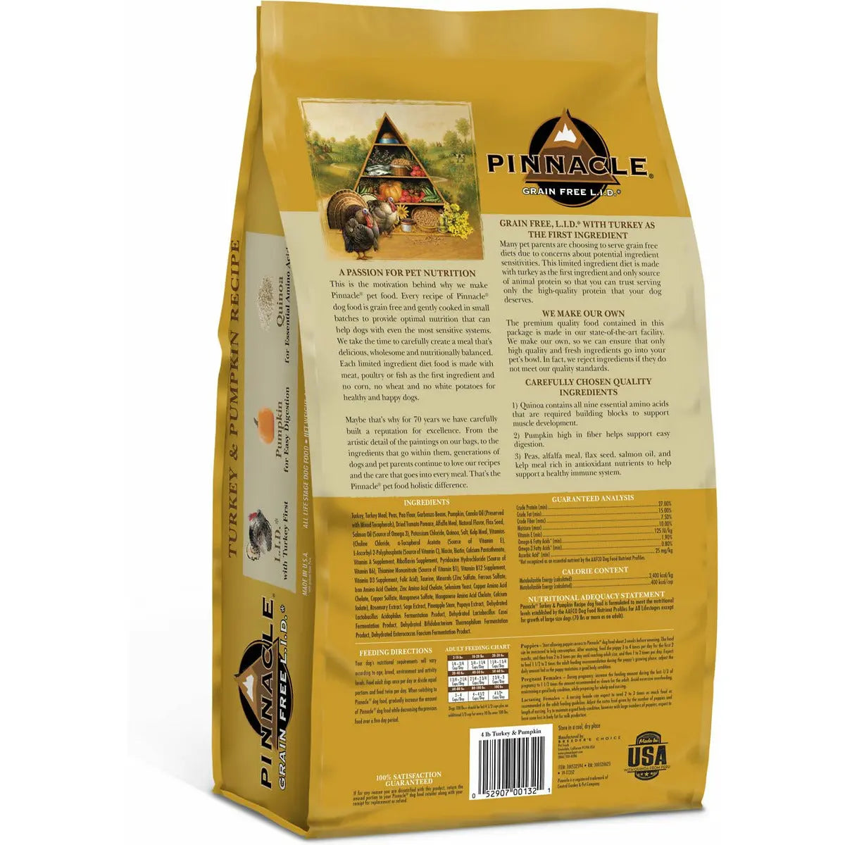 Pinnacle Grain Free Turkey & Pumpkin Dry Dog Food Pinnacle Food CPD