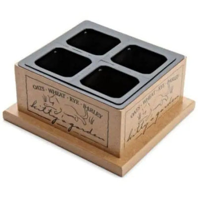 Pioneer Pet Kittys Garden in Wooden Box Pioneer Pet