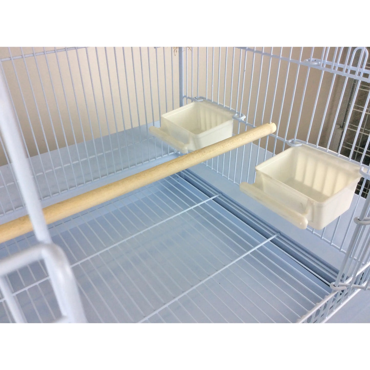 Pitch Roof Bird Cage With Stand 16"X14"58" AE Cage Company