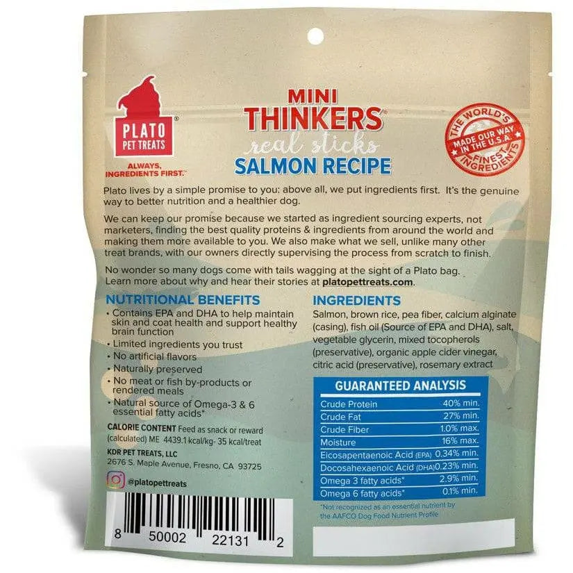 Plato Mini Thinkers Salmon Recipe Dog Treats Plato