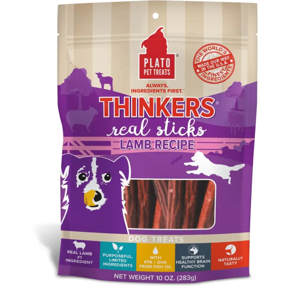 Plato Thinkers Lamb Dog Treats Plato