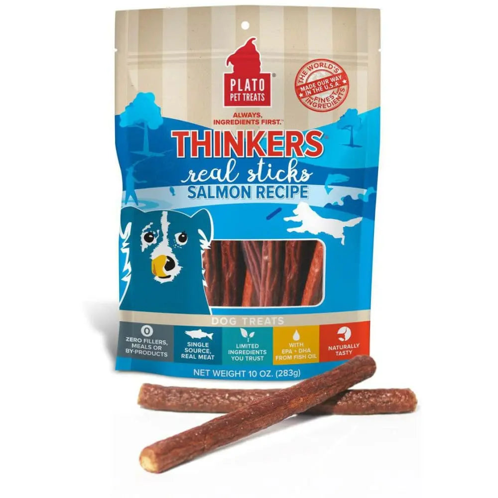 Plato Thinkers Salmon Dog Treats Plato