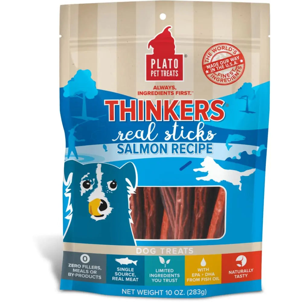 Plato Thinkers Salmon Dog Treats Plato