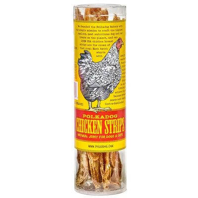 Polka Dog Chicken Strips Dog & Cat Treats 4oz Tube Polka Dog