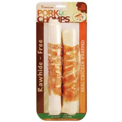 Pork Chomps Real Chicken Wrapped Rolls Scott Pet