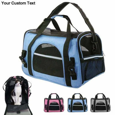 Portable Cat Bag Backpack Breathable Mesh Pet Fuchsia Nesoi