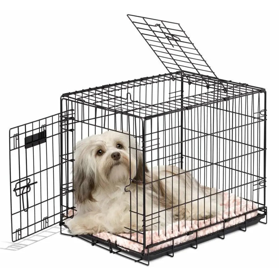 Precision Pet Products 2 Door Great Dog Crates Hard-Sided Black Precision Pet