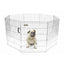 Precision Pet Products Exercise Pen Silver Precision Pet