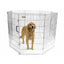 Precision Pet Products Exercise Pen Silver Precision Pet