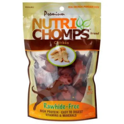 Premium Nutri Chomps Chicken Flavor Mini Knots Scott Pet