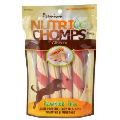 Premium Nutri Chomps Chicken Wrapped Twists Scott Pet