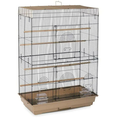 Prevue Pet Products 42614 Pre-Packed Flight Bird Cage White/Blue, Black/Brown 2ea/2 pk Prevue Pet CPD