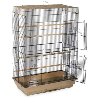 Prevue Pet Products 42614 Pre-Packed Flight Bird Cage White/Blue, Black/Brown 2ea/2 pk Prevue Pet CPD