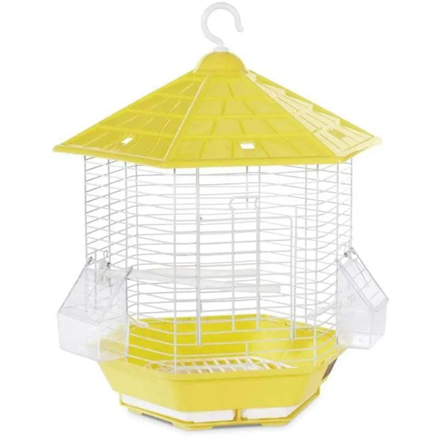 Prevue Pet Products Bali Hexagon Bird Cage White/Green, White/Blue, White/Yellow 6ea/6 pk Prevue Pet CPD