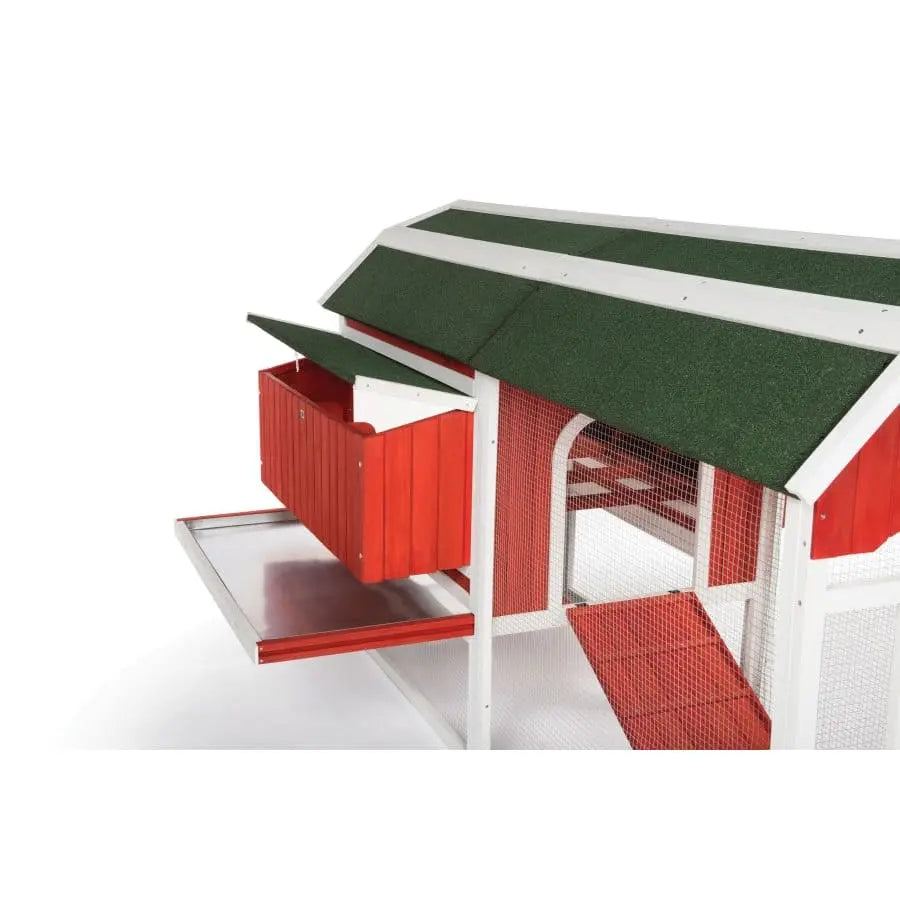 Prevue Pet Products Deluxe Red Barn Double Nest Chicken Coop Prevue Pet