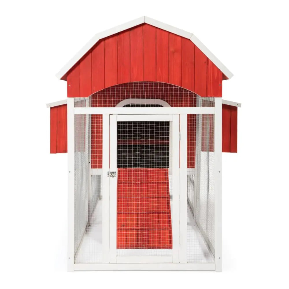 Prevue Pet Products Deluxe Red Barn Double Nest Chicken Coop Prevue Pet