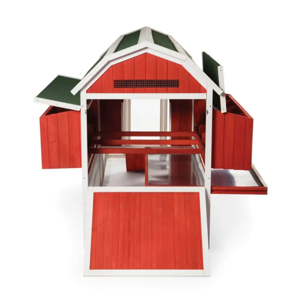 Prevue Pet Products Deluxe Red Barn Double Nest Chicken Coop Prevue Pet