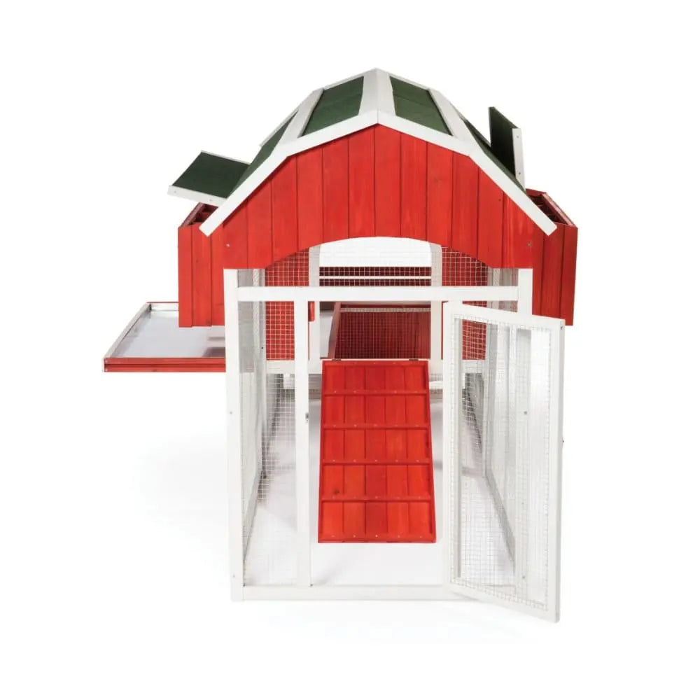 Prevue Pet Products Deluxe Red Barn Double Nest Chicken Coop Prevue Pet