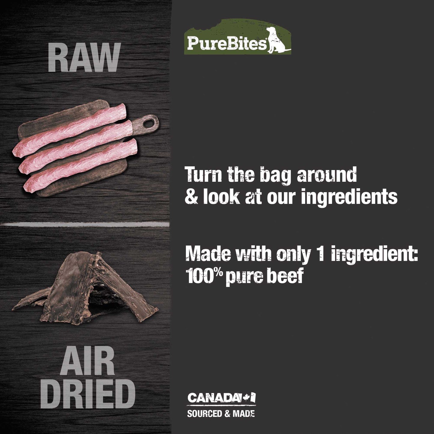 PureBites Air Dried Pure Dog Treats Pure Treats