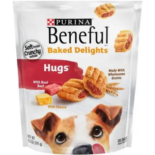 Purina Beneful Baked Delights Hugs - Beef & Cheese Purina