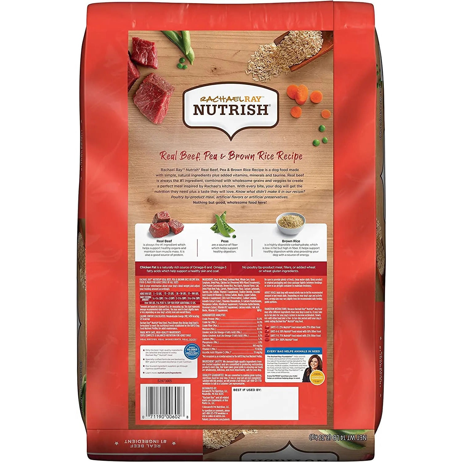 Rachael Ray NUTRISH Beef And Brown Rice Dry Dog Food Rachael Ray NUTRISH