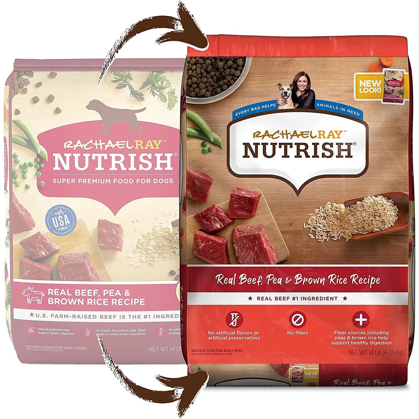 Rachael Ray NUTRISH Beef And Brown Rice Dry Dog Food Rachael Ray NUTRISH