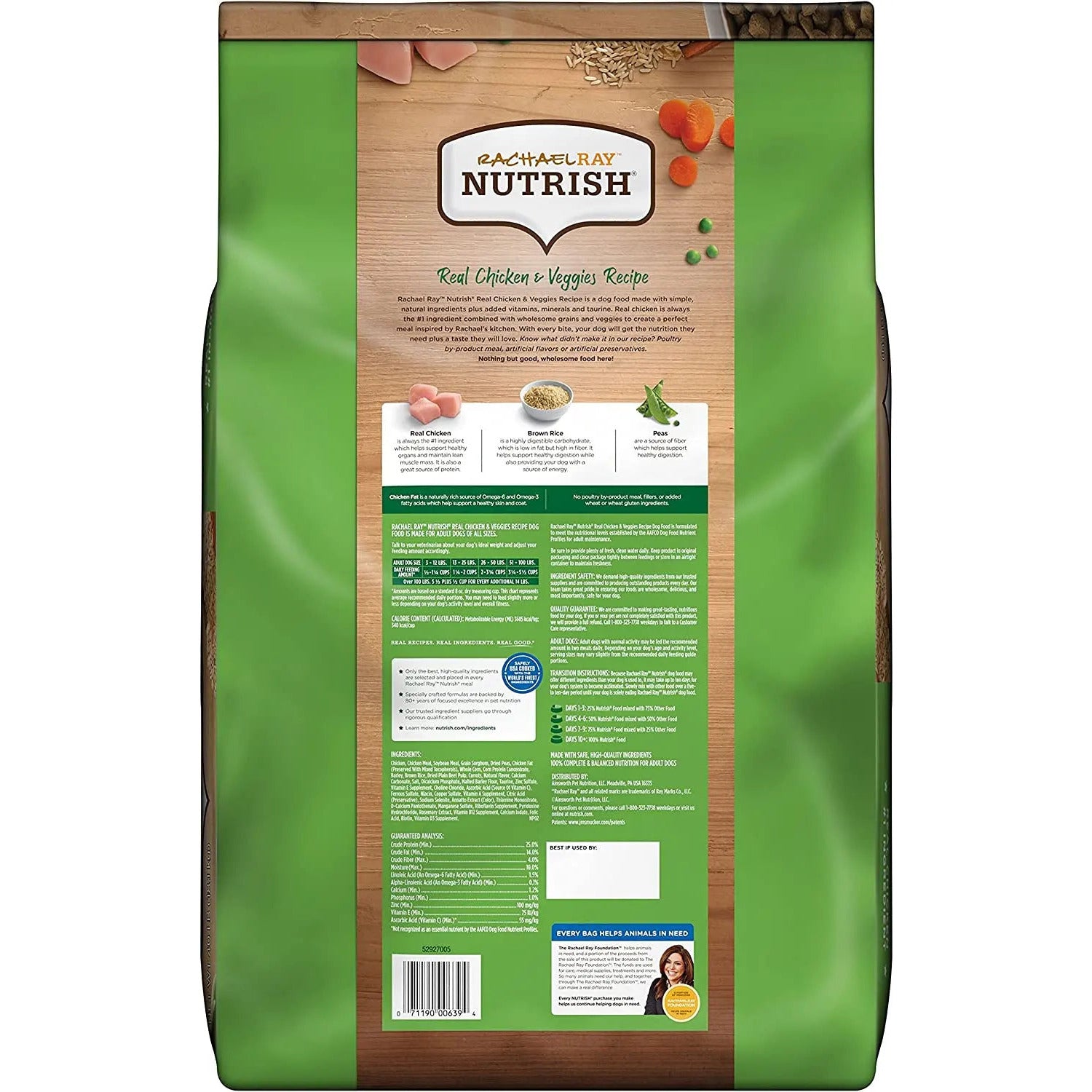 Rachael Ray NUTRISH Chicken And Vegetable Dry Dog Food Rachael Ray NUTRISH