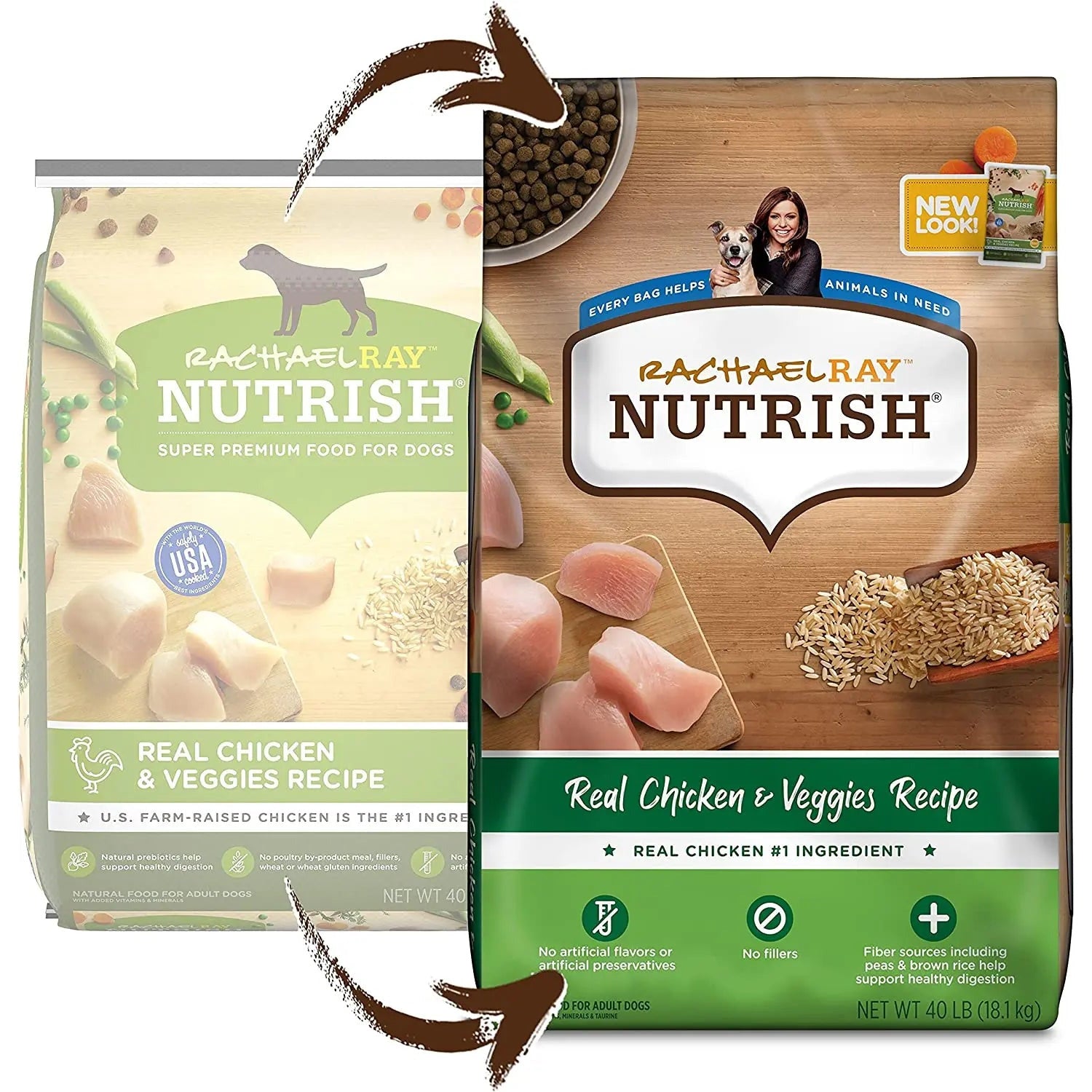 Rachael Ray NUTRISH Chicken And Vegetable Dry Dog Food Rachael Ray NUTRISH