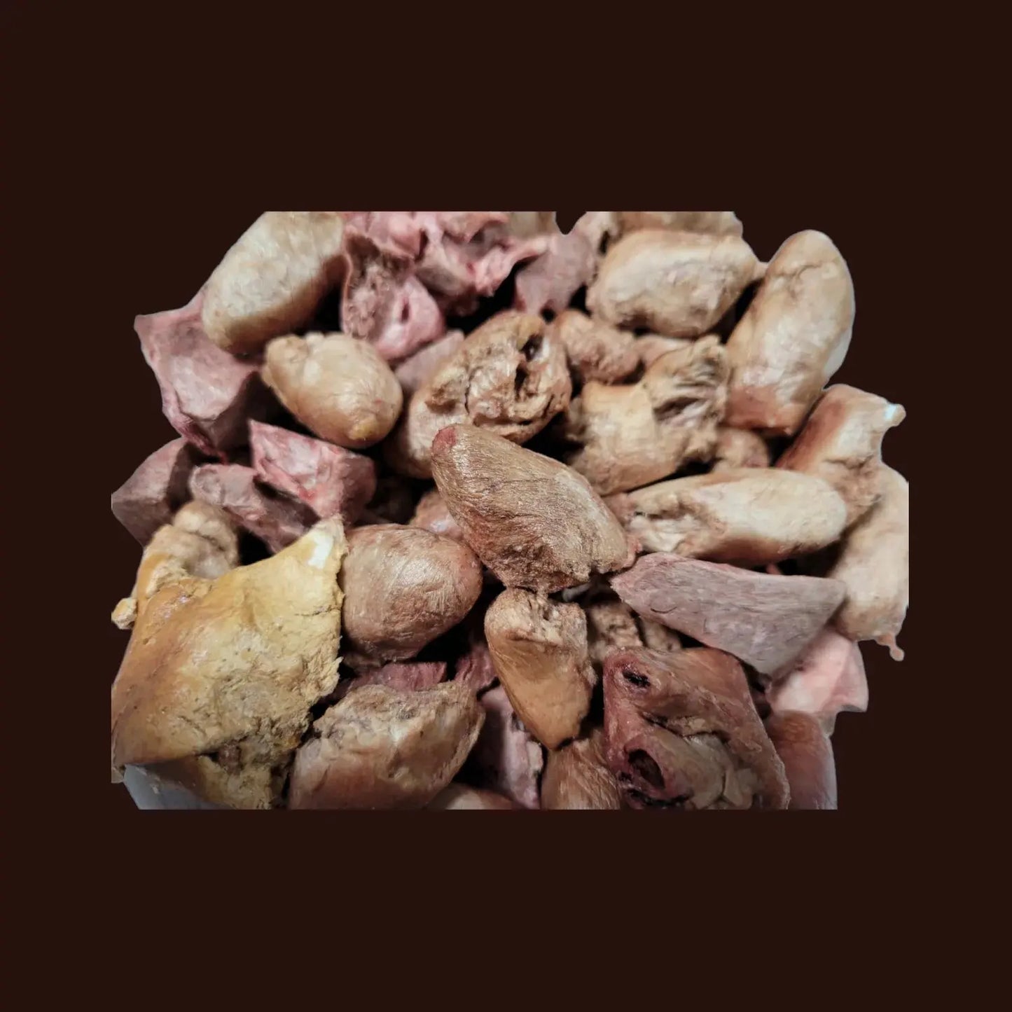 Raw Dog Barkery Noah's Ark Hearts Whole Freeze-Dried Dog Treats 1lb Bulk Raw Dog Barkery