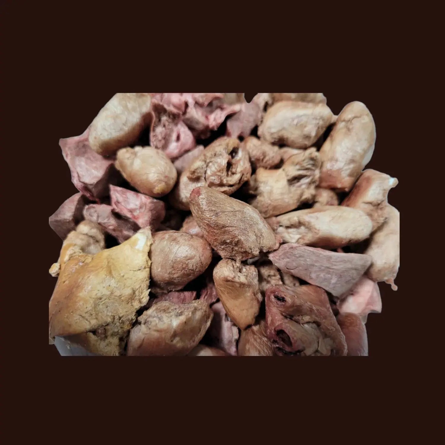 Raw Dog Barkery Noah's Ark Hearts Whole Freeze-Dried Dog Treats 1lb Bulk Raw Dog Barkery