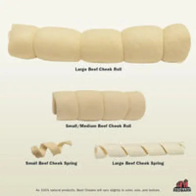 Redbarn Pet Products Beef Cheek Roll Dog Treat Redbarn