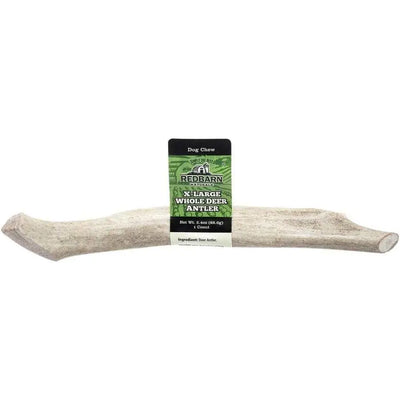 Redbarn Pet Products Natural Deer Whole Antler Dog Treat Redbarn