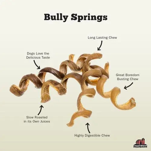 Redbarn Pet Products Odor Free Bully Spring Dog Chew 25ea/Regular, 25 ct Redbarn