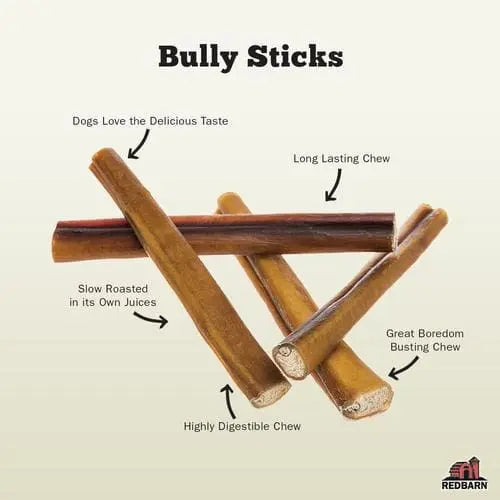 Redbarn Pet Products Odor Free Bully Stick Dog Chew 35ea/12 in, 35 ct Redbarn