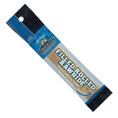 Redbarn Pet Products Rolled Rawhide Beef 1.9 oz Redbarn